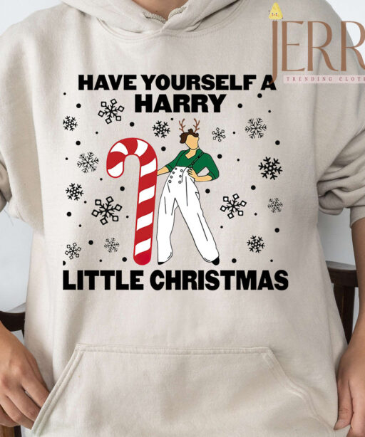 Cheap Have Yourself A Harry Style Little Christmas T Shirt, Xmas Present Ideas