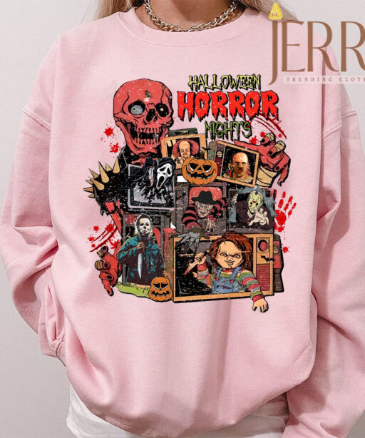 Cheap Michael Myers Halloween Horror Nights T Shirt, Halloween Gifts For Teens