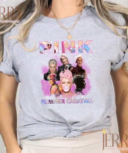 Cheap Pink Summer Carnival Tour T Shirt, Pink Tour Merchandise