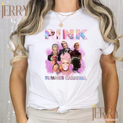 Cheap Pink Summer Carnival Tour T Shirt, Pink Tour Merchandise