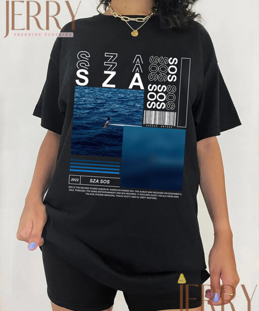 Cheap Studio Album SZA SOS Shirt, SZA SOS Merch