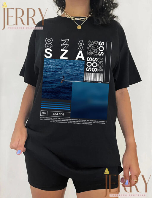 Cheap Studio Album SZA SOS Shirt, SZA SOS Merch