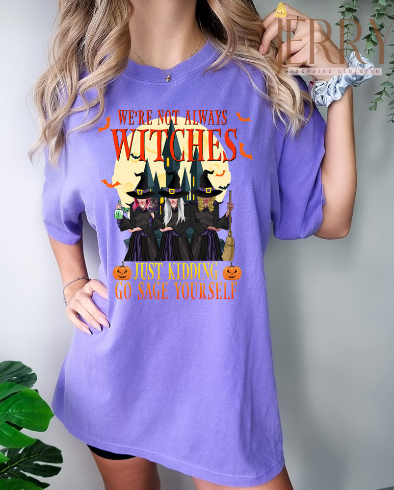 Cheap Witches Pumpkin T Shirt Womens, Gifts For Halloween Lovers – Jerry  Clothing