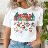 Funny Characters Disney Merry Christmas T Shirt, Christmas Present Ideas For Her