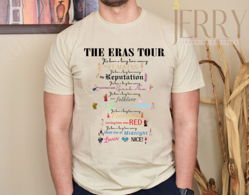 Cheap Intro Song Lyrics Taylor Swift The Eras Tour 2023 T Shirt , Taylor Swift Gift For Fans