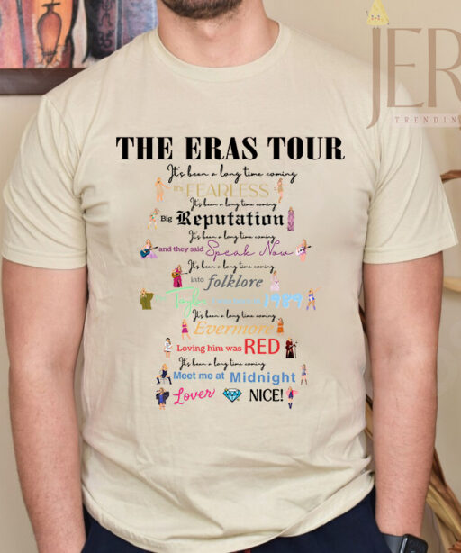 Cheap Intro Song Lyrics Taylor Swift The Eras Tour 2023 T Shirt , Taylor Swift Gift For Fans