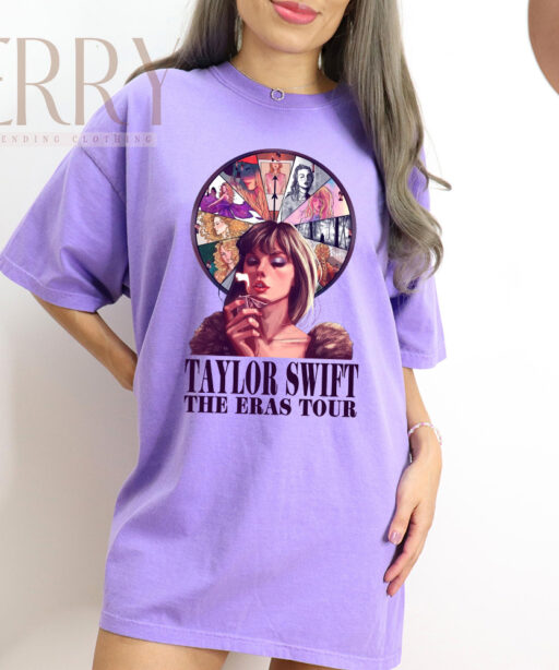 Cheap All Album Taylor Swift Eras Tour T Shirt, Perfect Gift Ideas For Taylor  Swift Fans – Jerry Clothing