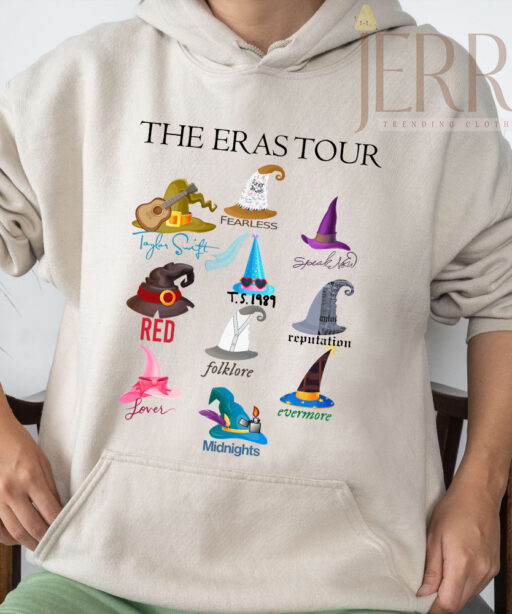 Cheap Witch Hat Taylor Swift Eras Tour T Shirt, Gifts For Taylor Swift Fans