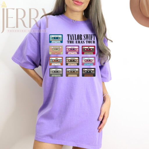 Cheap Cassette Album Taylor Swift The Eras Tour Shirt, Gifts For Taylor Swift Fans