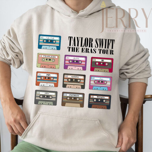 Cheap Cassette Album Taylor Swift The Eras Tour Shirt, Gifts For Taylor Swift Fans