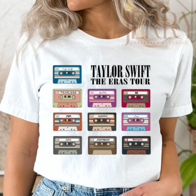 Cheap Cassette Album Taylor Swift The Eras Tour Shirt, Gifts For Taylor Swift Fans