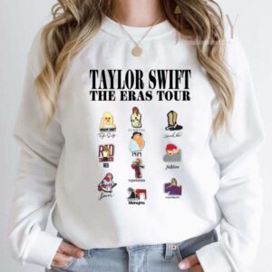 Cute Album List Taylor Swift Eras Tour 2023 T Shirt , Perfect Gift For Your Swifties