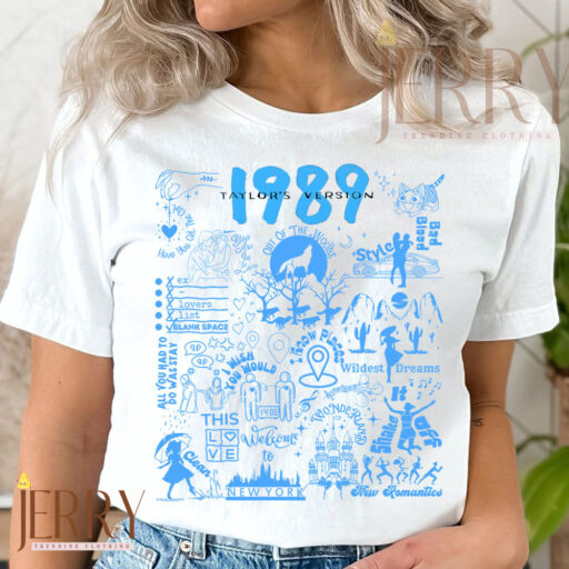 All Music Song Album 1989 Taylors Version T Shirt