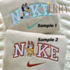 Bandit Heeler And Chilli Heeler Nike Embroidered Sweatshirt