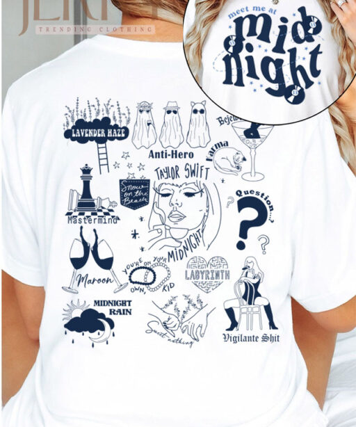 Cheap All Music Song Taylor Swift MidnightsT Shirt, Perfect Gifts For Taylor Swift Fans