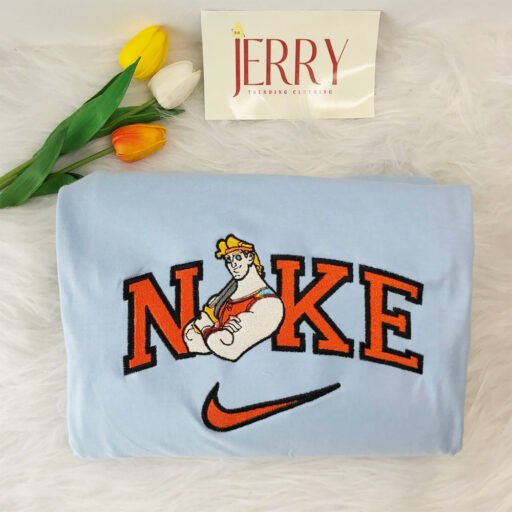 Cheap Hercules Disney Nike Embroidered Sweatshirt, Christmas Present For Couples 5