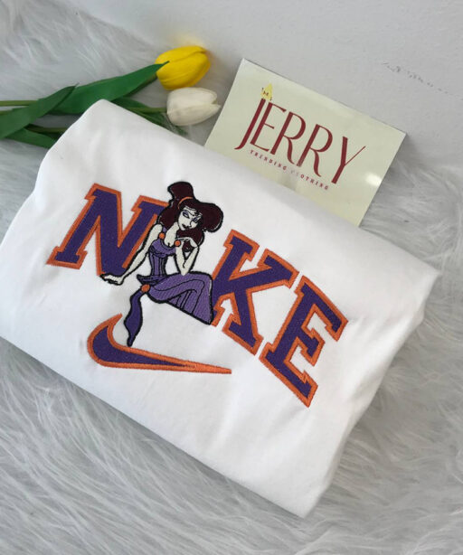 Cheap Megara Disney Nike Embroidered Sweatshirt, Christmas Present For Couples 2