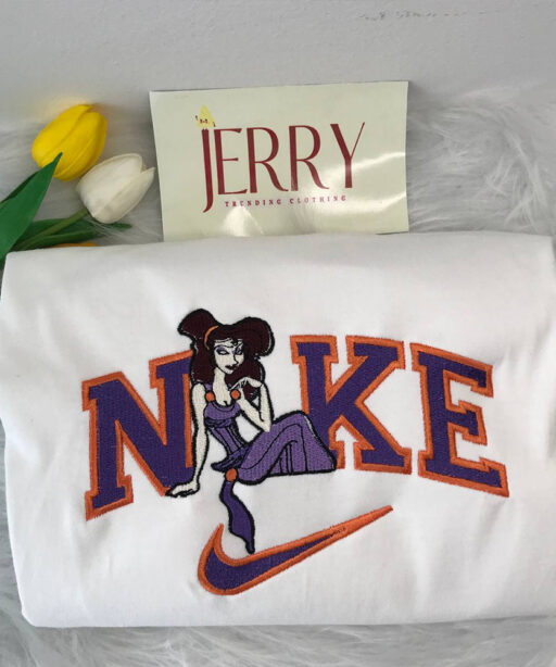 Cheap Megara Disney Nike Embroidered Sweatshirt, Christmas Present For Couples 3