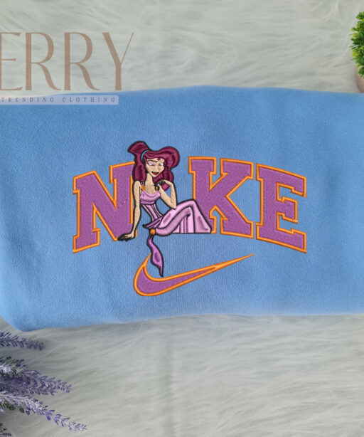 Cheap Megara Disney Nike Embroidered Sweatshirt, Christmas Present For Couples