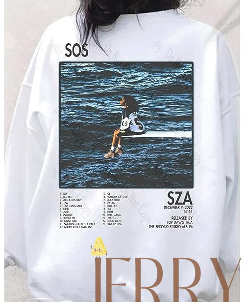 Cheap Vintage Full Tracklist Album SZA Tour Shirt, SZA SOS Merch 1