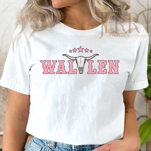 Cheap Vintage Pink Cowgirl Country Wallen Western T Shirt, Morgan Wallen Concert Merch 1