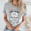 Cheap Last Night We Let the Liquor Talk Morgan Wallen Graphic Tee, Morgan Wallen Concert Merch