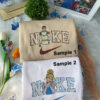 Cinderella And Prince Charming Disney Nike Embroidered Sweatshirts