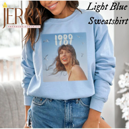 Crystal Skies Blue 1989 Taylors Version T Shirt