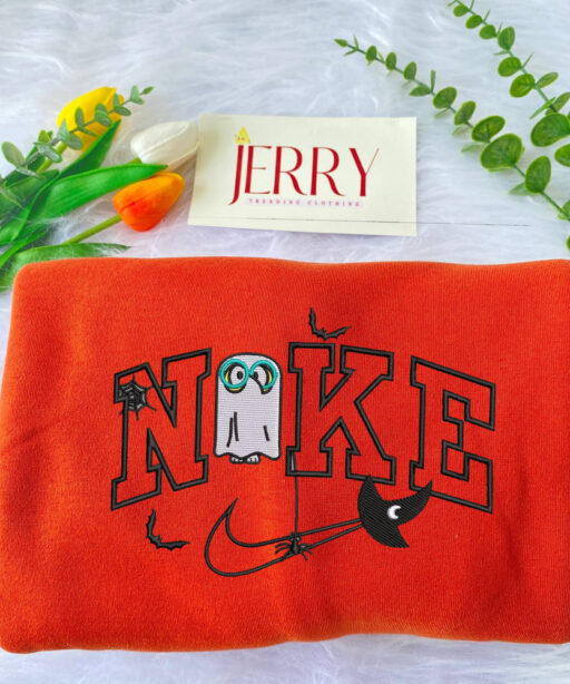 Honey Nike Halloween Embroidered Sweatshirt