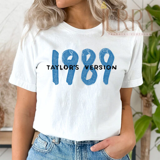 Hot Skies Blue 1989 Taylors Version T Shirt, Perfect Gift For Swifties 1