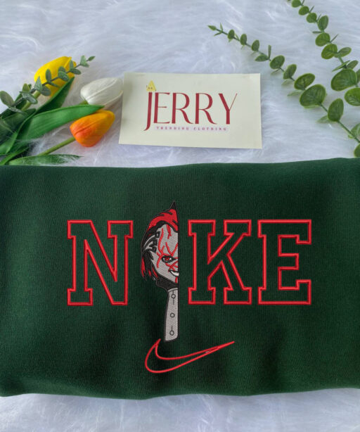 Peekaboo Nightmare Nike Embroidered Sweatshirt