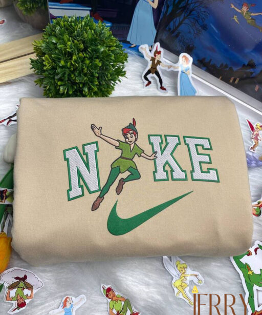 Peter Pan And Wendy Disney Nike Embroidered Sweatshirts