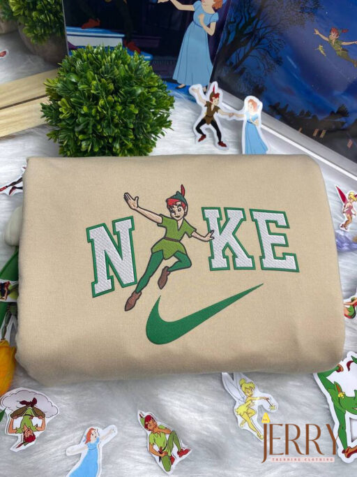 Peter Pan And Wendy Disney Nike Embroidered Sweatshirts