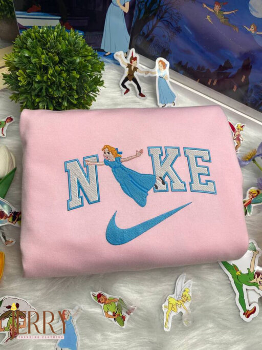 Peter Pan And Wendy Disney Nike Embroidered Sweatshirts