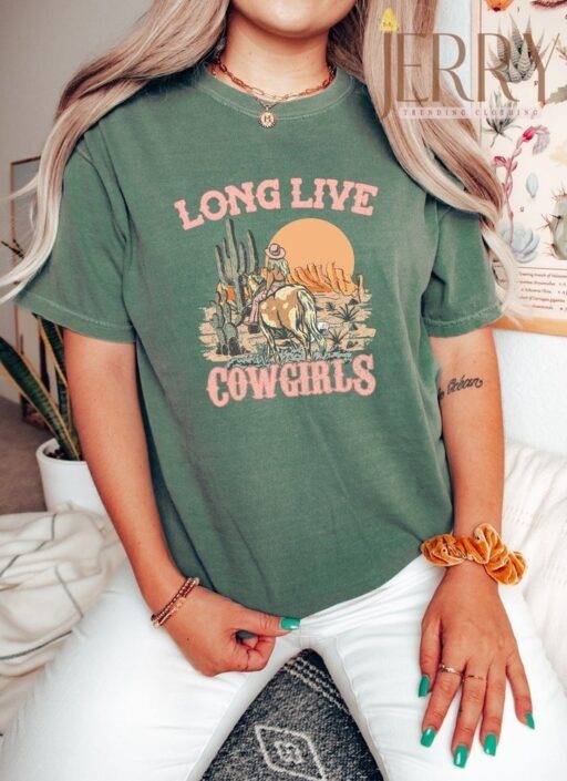 Retro Long Live Cowgirls Morgan Wallen Shirt Women Men, Cheap Morgan Wallen Tour Merch