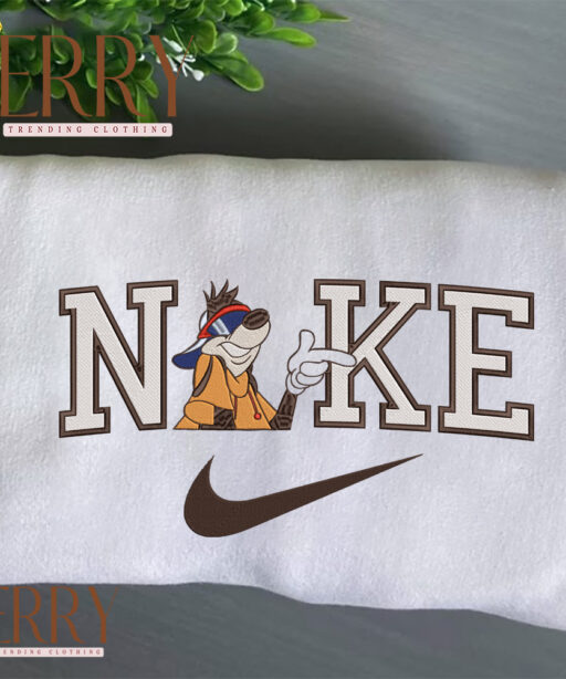 Roxanne And Goofy Disney Movie Nike Embroidered Sweatshirts