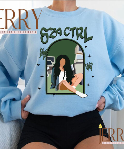 SZA Ctrl Album Two Sides T Shirt