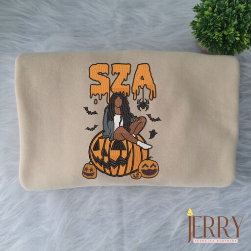 SZA Halloween Embroidered Sweatshirt