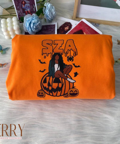 SZA Halloween Embroidered Sweatshirt
