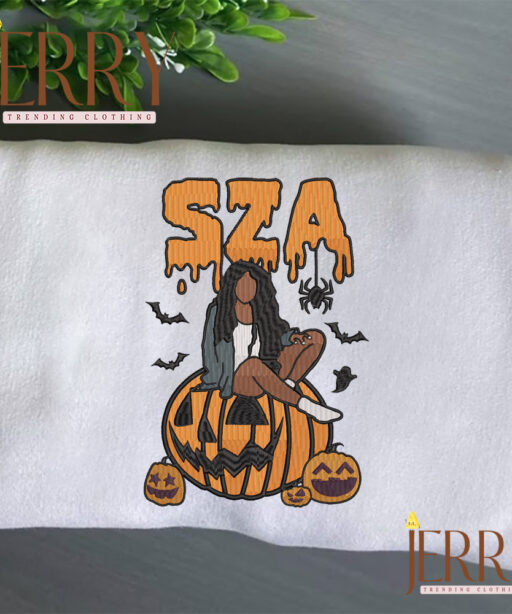 SZA Halloween Embroidered Sweatshirt