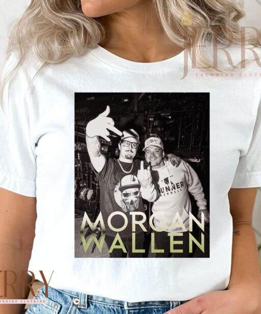 Schedule Tour Date Hardy 24 Morgan Wallen Tour T Shirt Two Sides