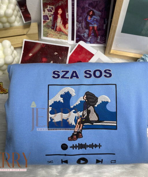 Spotify SZA SOS Tour Embroidered Sweatshirt