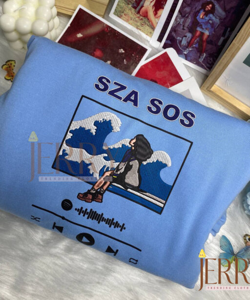 Spotify SZA SOS Tour Embroidered Sweatshirt