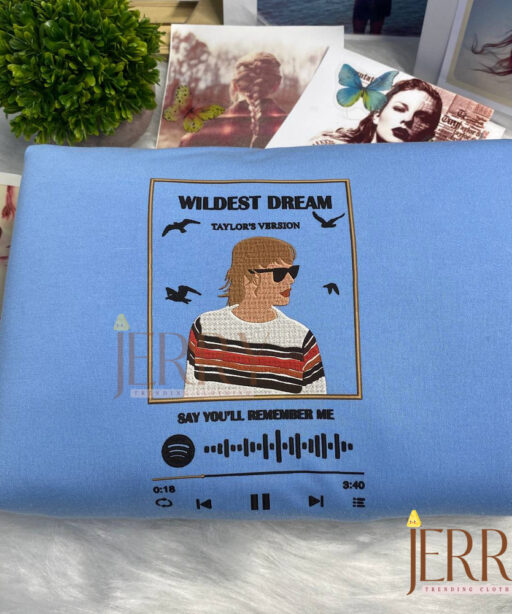 Spotify Wildest Dream 1989 Taloys Version Embroidered Sweatshirt