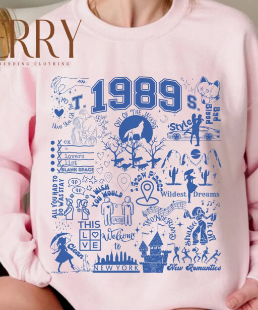 Taylor Swift 1989 Full Song T Shirt