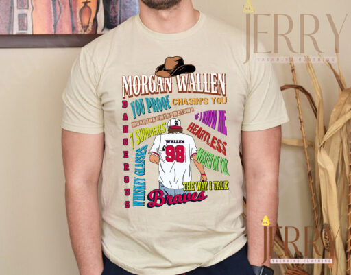 Top 10 Music Songs Morgan Wallen T Shirt