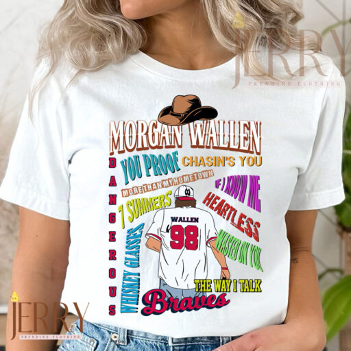 Top 10 Music Songs Morgan Wallen T Shirt