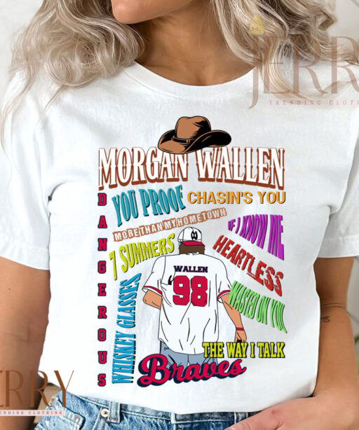 Top 10 Music Songs Morgan Wallen T Shirt
