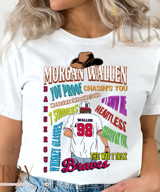 Top 10 Music Songs Morgan Wallen T Shirt – Jerry Clothing