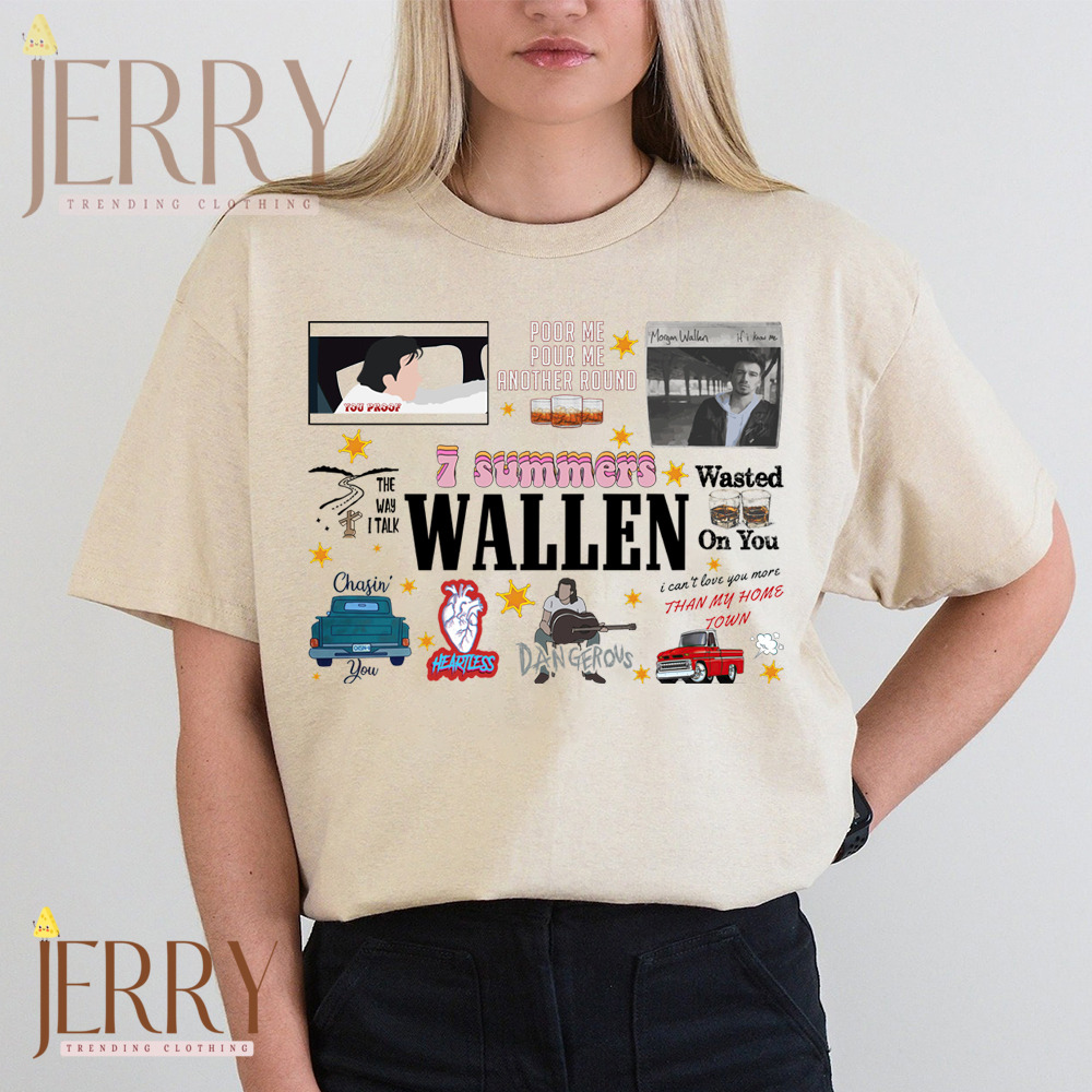 Top 10 Music Songs Morgan Wallen T Shirt – Jerry Clothing